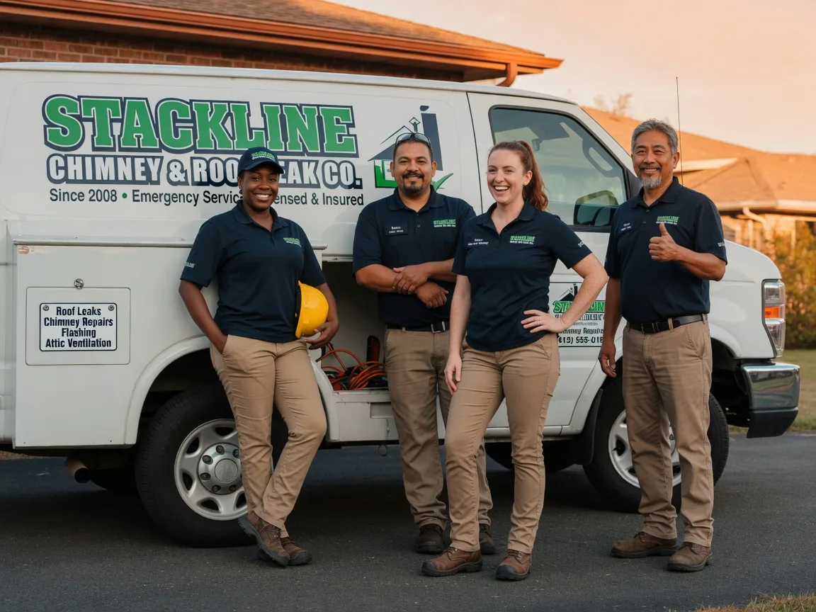 Chimney flashing repair company in Greenfield, IA